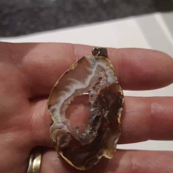 Jewelry - One of a kind Agate pendant.